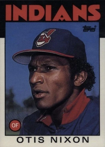 1986 Topps Traded #80T Otis Nixon Rookie Card