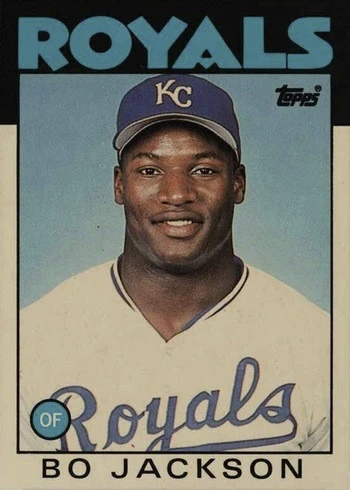 1986 Topps Traded Tiffany #50T Bo Jackson Rookie Card 1986 Topps Traded Tiffany #50T Bo Jackson Rookie Card