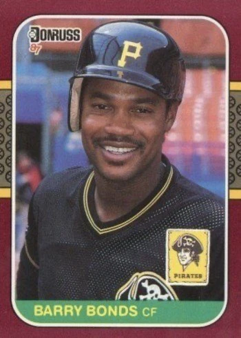 1987 Donruss Opening Day #163 Barry Bonds Rookie Card Error Version With Johnny Ray On Front 1987 Donruss Opening Day #163 Barry Bonds Rookie Card Error Version With Johnny Ray On Front