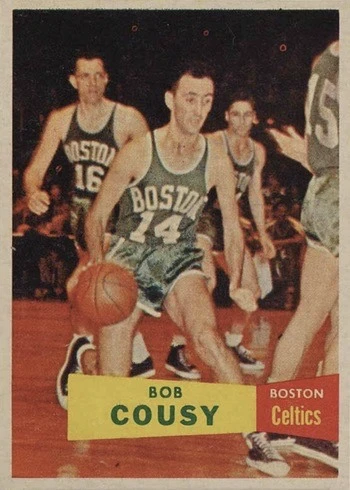 1957 Topps #17 Bob Cousy Rookie Card