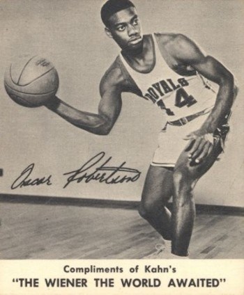 1960 Kahn's Wieners #8 Oscar Robertson Basketball Card 1960 Kahn's Wieners #8 Oscar Robertson Basketball Card