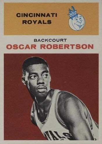 1961 Fleer #36 Oscar Robertson Rookie Card 1961 Fleer #36 Oscar Robertson Rookie Card