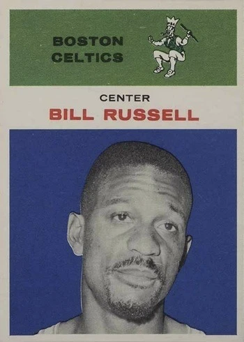 1961 Fleer #38 Bill Russell Basketball Card