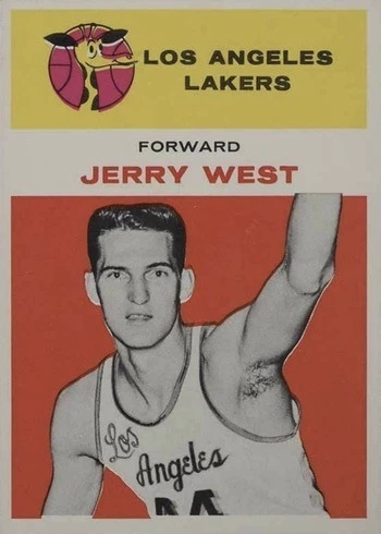 1961 Fleer #43 Jerry West Rookie Card 1961 Fleer #43 Jerry West Rookie Card