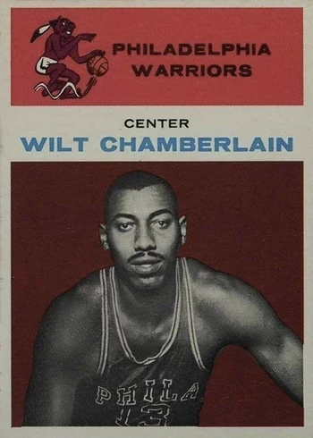 1961 Fleer #8 Wilt Chamberlain Rookie Card 1961 Fleer #8 Wilt Chamberlain Rookie Card