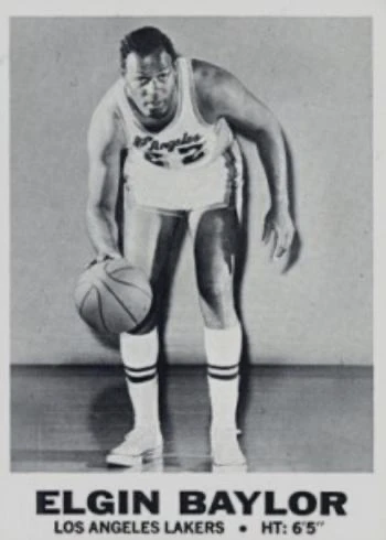 1968 Topps Test #18 Elgin Baylor Basketball Card 1968 Topps Test #18 Elgin Baylor Basketball Card