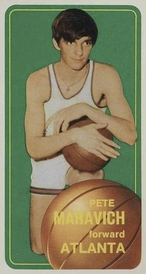 1970 Topps #123 Pete Maravich Rookie Card