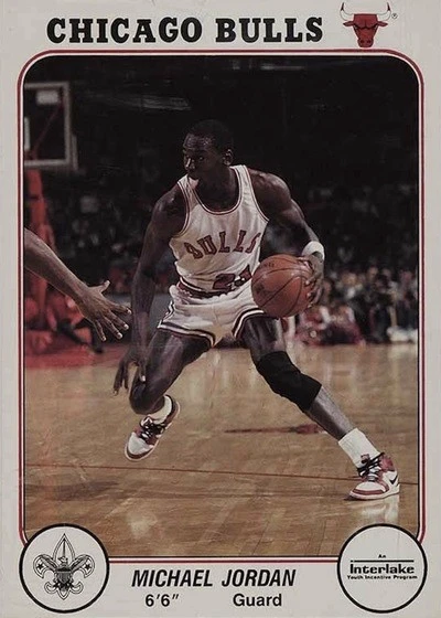 1985 Bulls Interlake Michael Jordan Basketball Card 1985 Bulls Interlake Michael Jordan Basketball Card