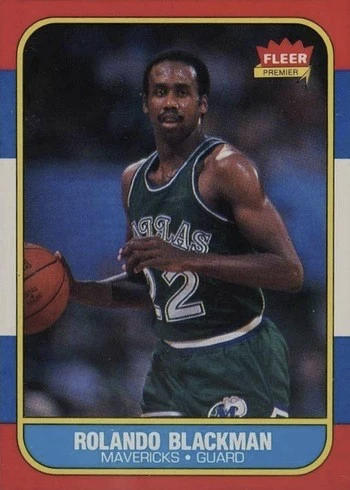 1986 Fleer #11 Rolando Blackman Basketball Card