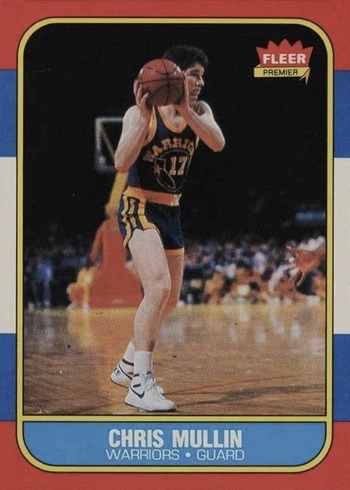 1986 Fleer #77 Chris Mullin Rookie Card