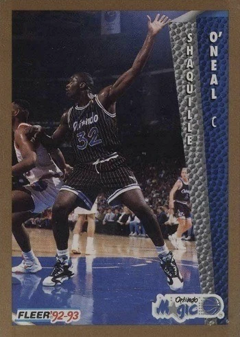 1992 Fleer #401 Shaq Rookie Card