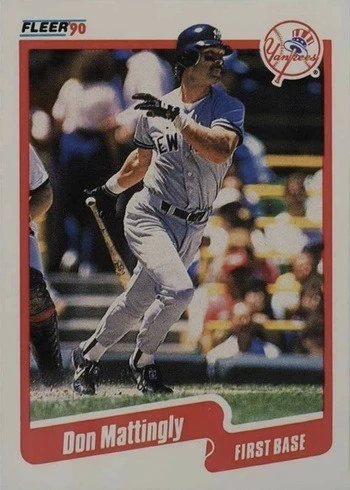 1990 Fleer #447 Don Mattingly Baseball Card