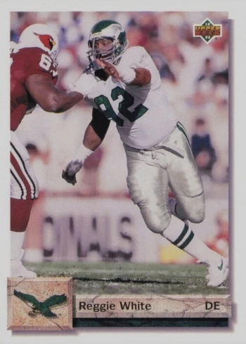 1992 Upper Deck #185 Reggie White Football Card