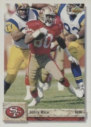 1992 Upper Deck #616 Jerry Rice Football Card