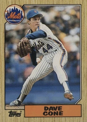 1987 Topps Traded #24T David Cone Rookie Card