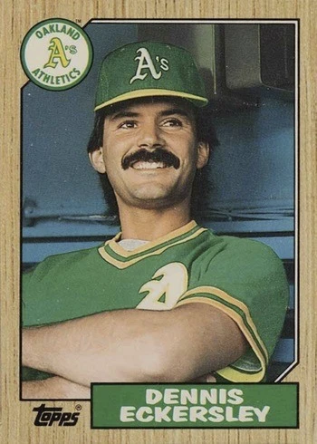 1987 Topps Traded #31T Dennis Eckersley Baseball Card