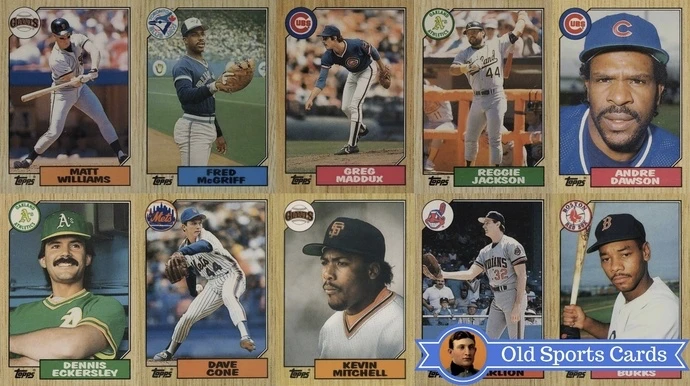 Most Valuable 1987 Topps Traded Baseball Cards