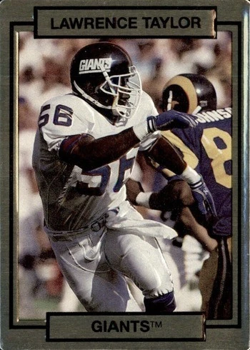 1990 Action Packed #189 Lawrence Taylor Football Card