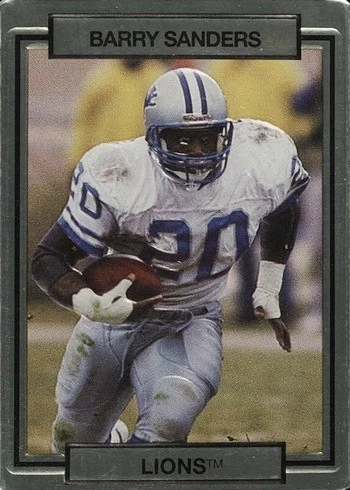 1990 Action Packed #78 Barry Sanders Football Card