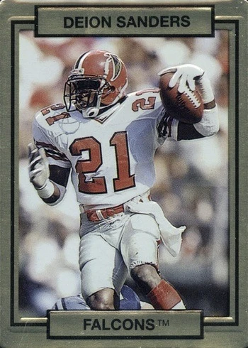 1990 Action Packed #9 Deion Sanders Football Card