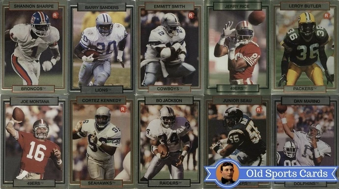 1990 Action Packed Football Cards