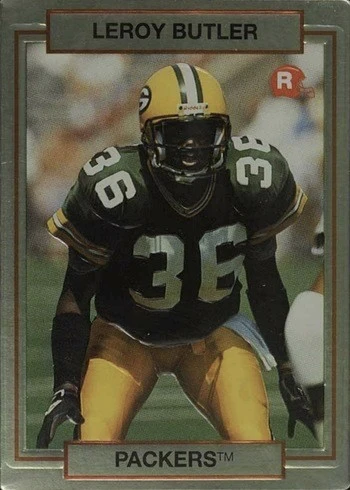 1990 Action Packed Rookie Update #10 Leroy Butler Rookie Card