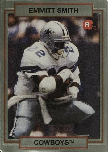 1990 Action Packed Rookie Update #34 Emmitt Smith Rookie Card