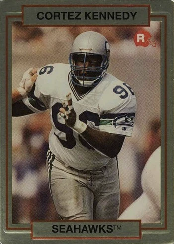 1990 Action Packed Rookie Update #39 Cortez Kennedy Rookie Card