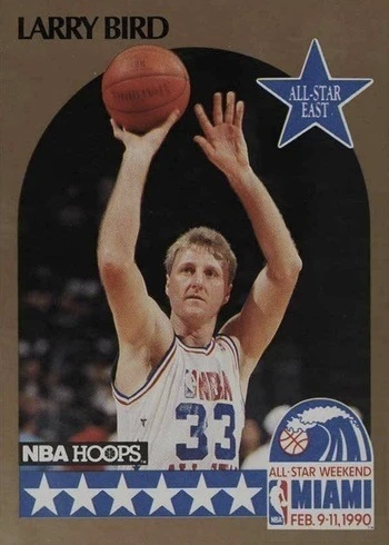 1990 Hoops #2 Larry Bird All-Star Basketball Card