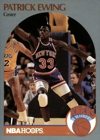 1990 Hoops #203 Patrick Ewing Basketball Card