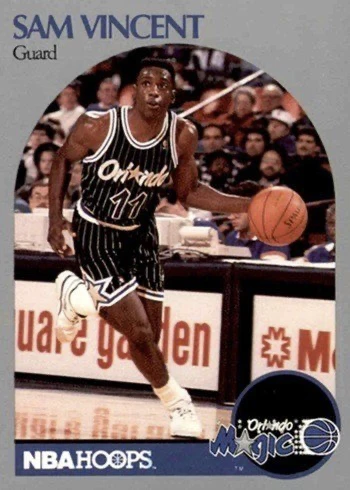 1990 Hoops #223 Sam Vincent Basketball Card Without Jordan