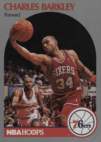 1990 Hoops #225 Charles Barkley Basketball Card