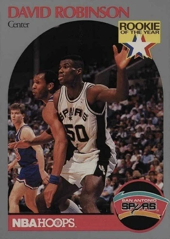 1990 Hoops #270 David Robinson Basketball Card