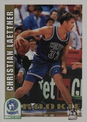 1992 NBA Hoops #421 Christian Laettner Rookie Card