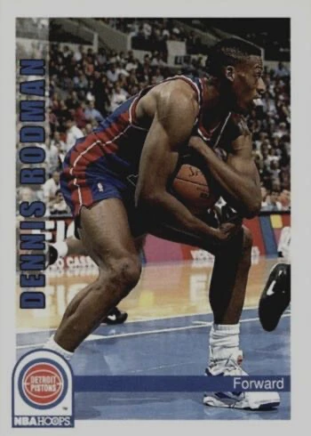 1992 NBA Hoops #66 Dennis Rodman Basketball Card