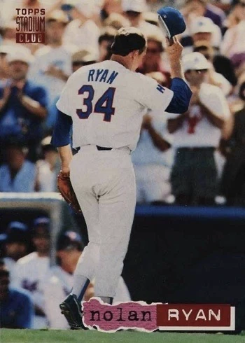 1994 Topps Stadium Club #34 Nolan Ryan Baseball Card