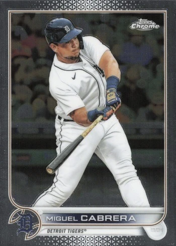 2022 Topps Chrome #96 Miguel Cabrera Baseball Card