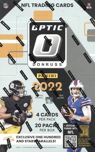 Unopened Box of 2022 Donruss Optic Football Cards