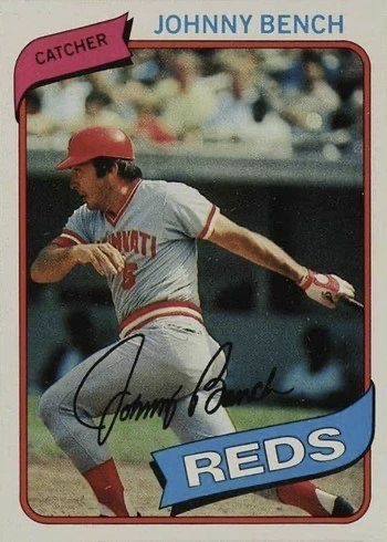 1980 Topps #100 Johnny Bench Baseball Card
