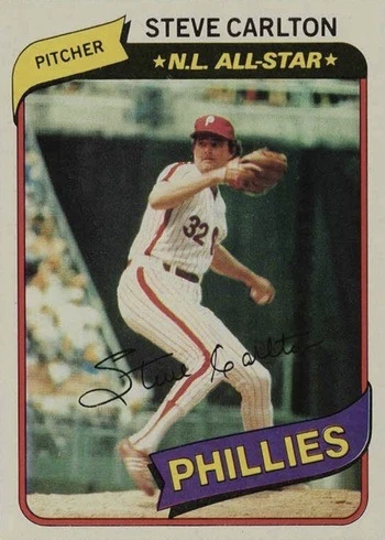 1980 Topps #210 Steve Carlton Baseball Card