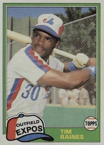 1981 Topps Traded #816 Tim Raines Baseball Card