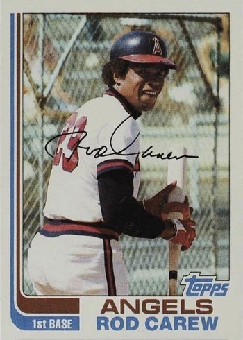 1982 Topps #500 Rod Carew Baseball Card
