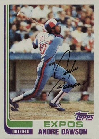 1982 Topps #540 Andre Dawson Baseball Card