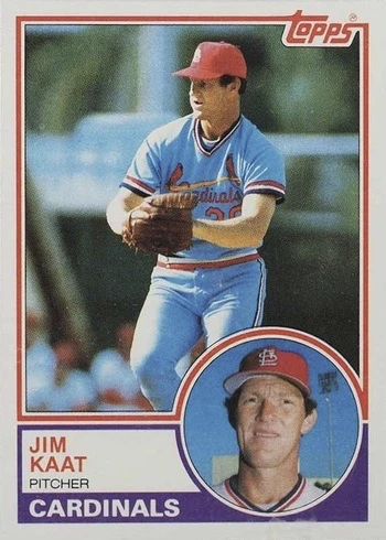 1983 Topps #672 Jim Kaat Baseball Card