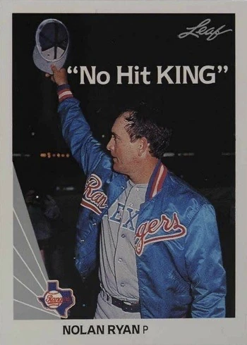 1990 Leaf #265 No Hit King Nolan Ryan Baseball Card