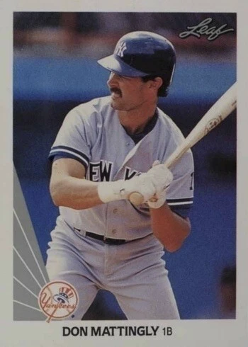 1990 Leaf #69 Don Mattingly Baseball Card