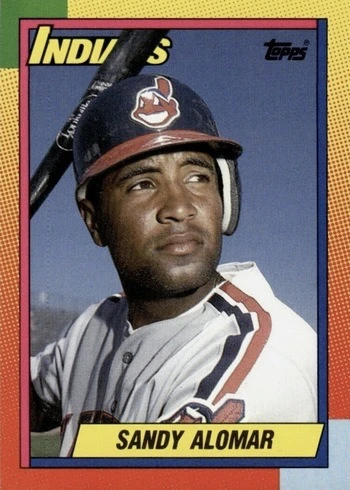 1990 Topps Traded #2 Sandy Alomar Baseball Card