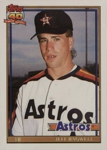 1991 Topps Traded #4T Jeff Bagwell Rookie Card 1991 Topps Traded #4T Jeff Bagwell Rookie Card