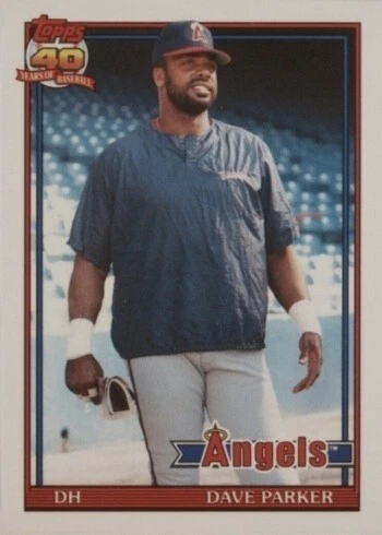 1991 Topps Traded #89T Dave Parker Baseball Card
