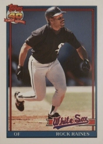 1991 Topps Traded #94T Tim Raines Baseball Card
